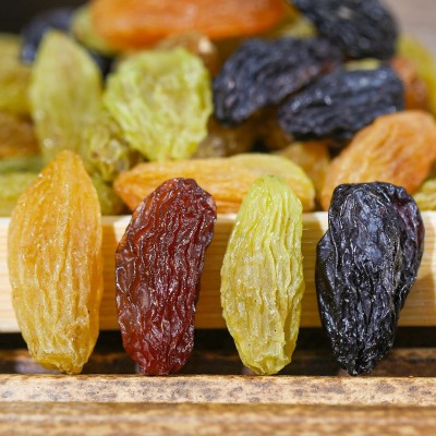 新疆葡萄干250g超大特级新鲜黑加仑红绿香妃王吐鲁番提子商用免洗图4