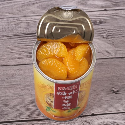 橘子罐头厂家直销砀山新鲜糖水黄桃罐头425g*6罐水果罐头一件代发图2