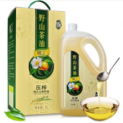 江西赣江茶油 山茶油 物理压榨茶籽油 5L家庭装图5