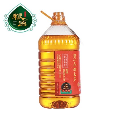 佛山粮源一级特香花生油浓香食用油 一罐大瓶装5升花生油厂家批发图3