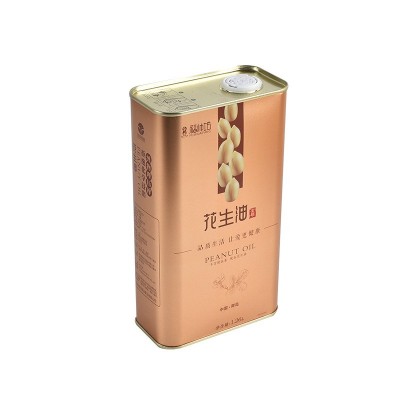1.26L花生仁油 金罐装浓香压榨花生油食用油 家用烹饪煎炸花生油图5