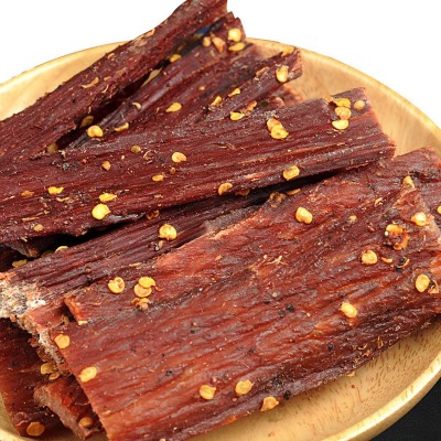 疯味世代风干猪肉5kg 四川特产直销五香味麻辣味香辣味风干猪肉图4