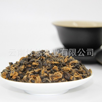 批发云南凤庆滇红茶2023年一芽一叶蜜香红螺功夫红茶500g散装图2