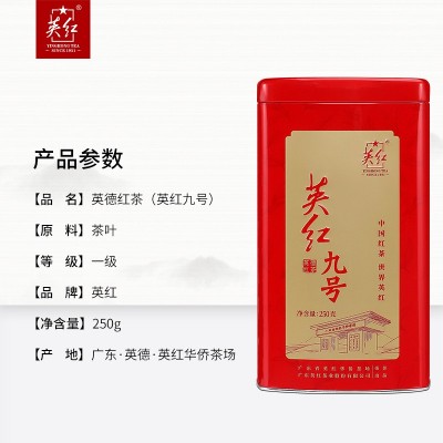 【拍1发2】英红九号英德红茶优品系列罐装茶浓香型红茶共500g批发图5