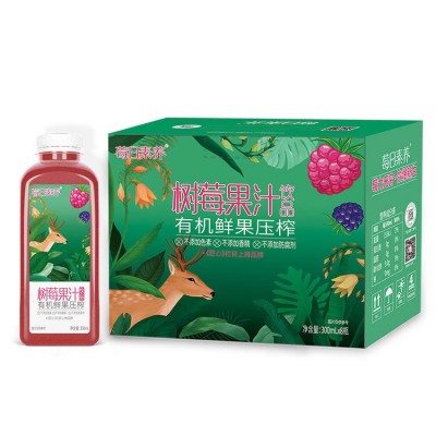 果汁整箱饮料批发树莓果汁批发300ml/瓶图5
