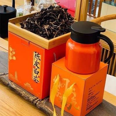 福鼎白茶陈皮白茶寿眉散装礼盒装买一送一礼盒装中秋送礼支持一件图5