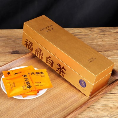 福鼎白茶寿眉茶叶老白茶陈皮白茶饼干礼盒装批发送焖泡壶图2