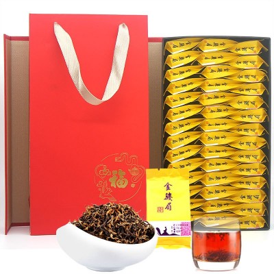 茶叶红茶 大红袍礼盒装浓香型正山小种金骏眉小袋装 中秋礼品包邮图2