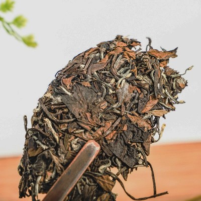 2015年福建老白茶贡眉寿眉饼350g 日晒陈香白茶饼茶叶厂家批发图2