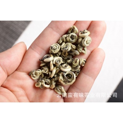 大量批发 云南绿茶 2022年明前春茶 单芽 碧螺春 散茶 茶叶 500克图5