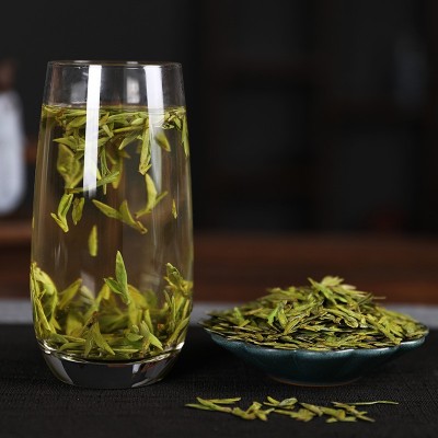 龙井茶2023新茶豆香型特级明前龙井绿茶散装茶叶批发500克春茶图2