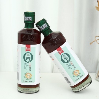 直供芝麻油500ml无添加家用正宗芝麻香油食用油厂家直供现货图4