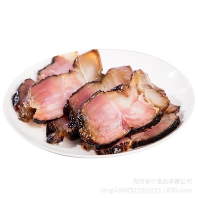湖南特产 500G装五花腊肉农家柴火烟熏腊肉前后腿肉 批发销售图5