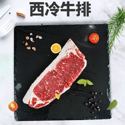 新西兰进口阉公牛草饲西冷牛排 地摊 原切牛排冷冻牛排西餐厅批发图2