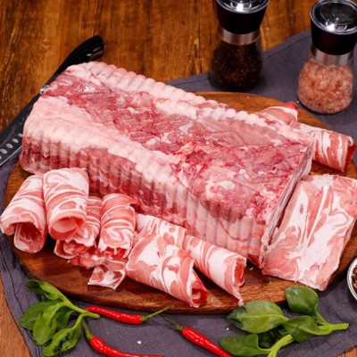 内蒙古锡盟草原羔羊肉卷火锅烧烤食材批发原切无任何添加图2