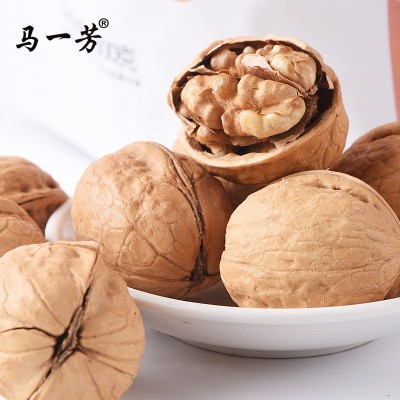 马一芳五香奶香味薄皮核桃500g新疆坚果薄壳生核桃熟原味仁散装图2