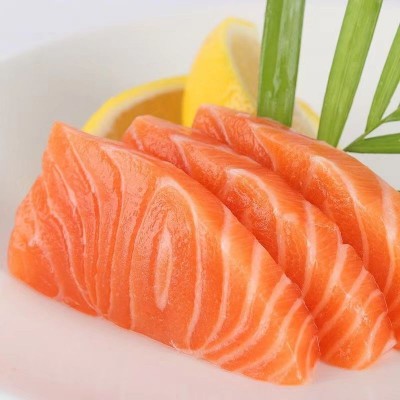 挪威三文鱼新鲜刺身生鱼片中段冰鲜海鲜即食现切去刺辅食整条图5
