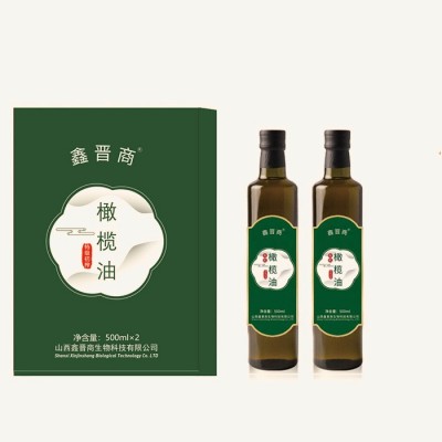 鑫晋商特级初榨橄榄油高档礼盒装500ml*2瓶图5