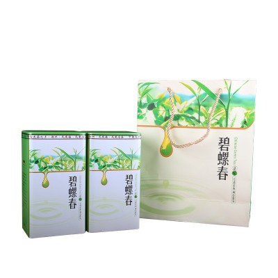 2022新款春茶碧螺春绿茶奶茶原料醇厚果香毛尖高山嫩芽茶罐装250g图5