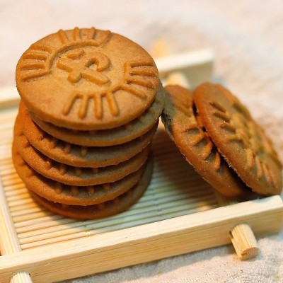 大纯丰太妃焦糖饼干300g新罐装营养代餐好吃儿童老人健康18罐/箱图4