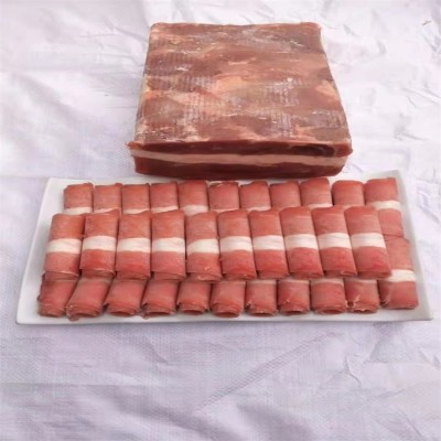 富诚肉类 眼肉切片 火锅食材精品羊肉卷 柔能鲜香外脊图2