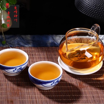 尖峰神叶古树青钱柳绿茶红茶黑茶莓茶杜仲雄花源头工厂一件代发图5