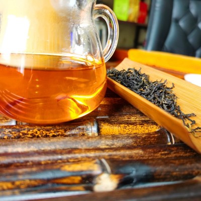 四川蜀芽春红工夫红茶小种春茶不加糖花果香自然散装工夫红茶批发图3