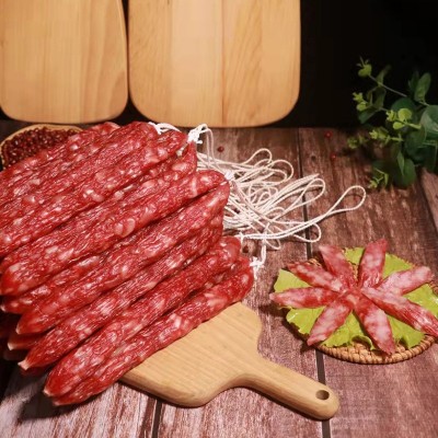 黄圃广式风味腊肠商用饭店酒家煲仔饭螺蛳粉原箱优质腊肠厂家批发图4