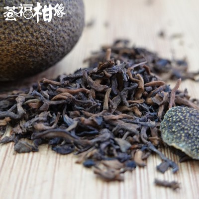 小青柑批发新会柑皮普洱茶正宗陈化图4