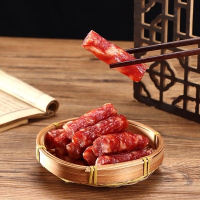 厂家批发广东广式风味腊肠特色煲仔饭腊味肠广味风干咸香腊肠腊味图4