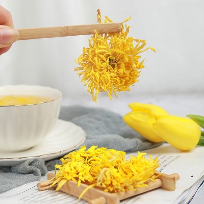 金丝皇菊大朵 黄菊花皇菊 金丝黄菊一件代发图3