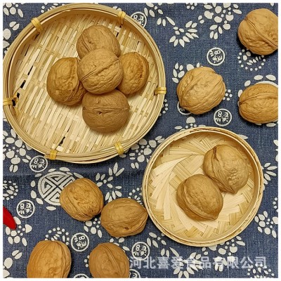 新疆185纸皮核桃 批发 原味纸皮熟核桃干果炒货零食图3