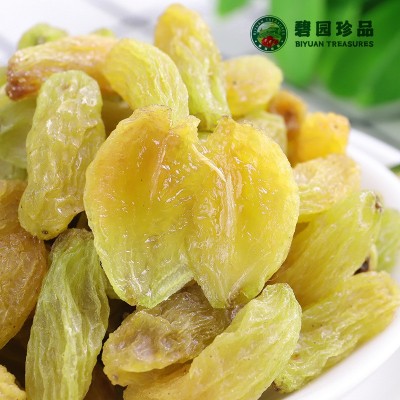 新疆绿葡萄干大颗粒免洗提子500g 吐鲁番特产饱满无核无籽葡萄干图3
