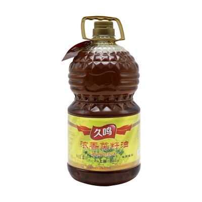 久鸣农家浓香健康土菜籽油食用油非转基因物理小榨工艺5L桶装商用图4