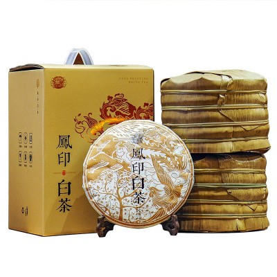 同晋昌记 凤庆古树白茶2020年头春凤印白茶饼357g 云南白茶普洱茶图5