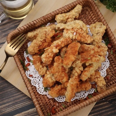 龙大肉食椒香小酥肉1kg*10包商用火锅调理即食图2