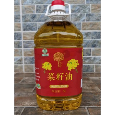 桂花甲 一级菜籽油 云南厂家直供现货压榨大桶5L食用油 量大从优图3