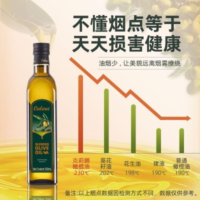 克莉娜纯正橄榄油西班牙进口食用油500ml小瓶低健身炒菜批发团购图3