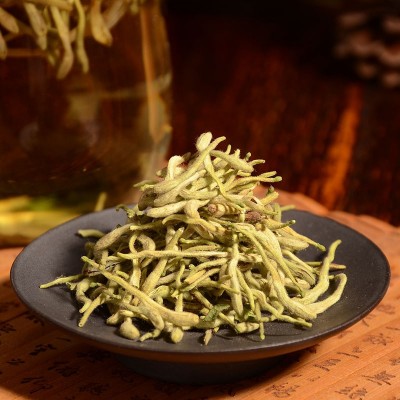 鸿仁堂 金银花茶瓶装罐装 金银花草茶 35g组合茶批发图3