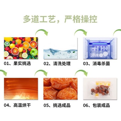 春如四季鲜果制作袋装珍珠李果干办公休闲零食蜜饯果脯散装批发图4