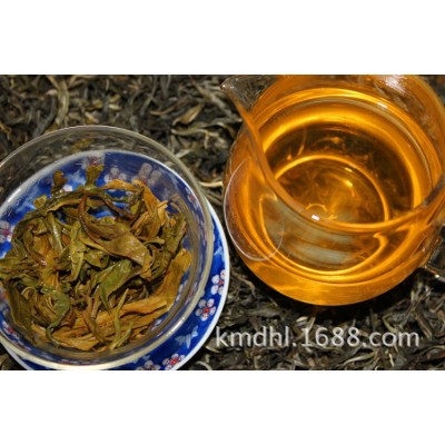 批发云南普洱茶古树茶 西半山 生茶 散茶 茶叶厂家直销图4