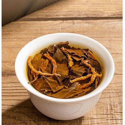 陈皮白茶2015贡眉2013新会陈皮福鼎老白茶茶叶寿眉礼盒装厂家直发图4
