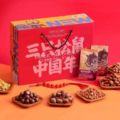 【三只松鼠_坚果大礼包1373g/7袋】每日坚果零食干果小吃礼盒图3