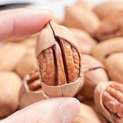 奶油味碧根果500g果仁长寿果坚果儿童孕妇干零食整箱5斤散装批发图4