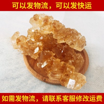 批发宝得利黄冰糖 古法老土冰糖 多晶体冰糖花色冰糖10kg超市零售图3