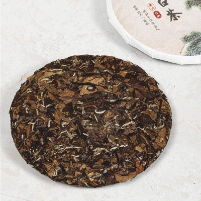 飞鹤老白茶茶饼礼盒伴手礼福鼎白茶高山日晒老白茶枣香寿眉白茶饼图4