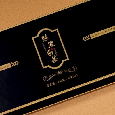 黑金款陈皮白茶烟条批发陈年枣香寿眉老白茶小方片茶叶礼品伴手礼图4