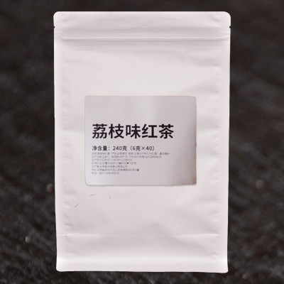 云南茶叶批发冷泡茶现萃茶三角袋泡茶风味奶茶原料荔枝味红茶图2