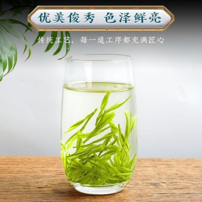 茶叶白茶绿茶新茶明前春茶珍稀白茶浓香型玻璃罐装90g图4