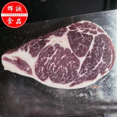 加拿大3A肉眼 安格斯谷饲沙朗牛排冷冻原切去骨牛扒 93厂雪花牛肉图4